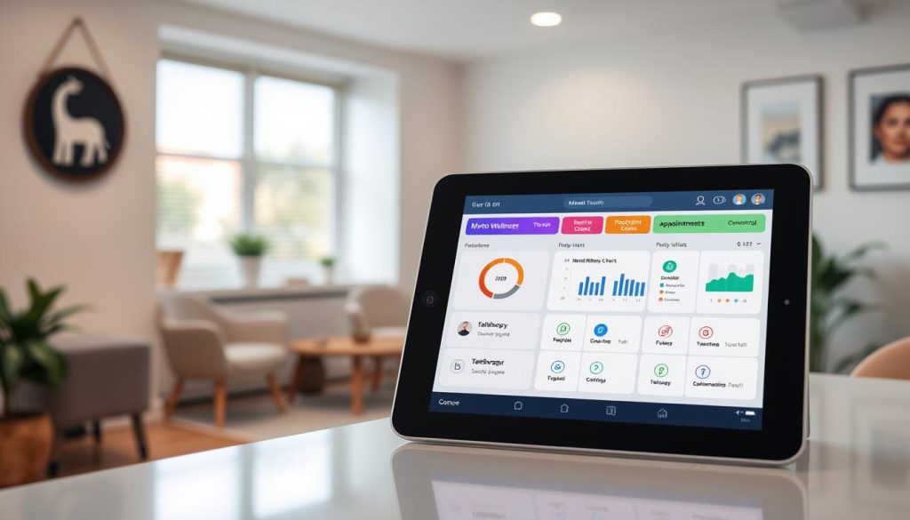 Mental health software features